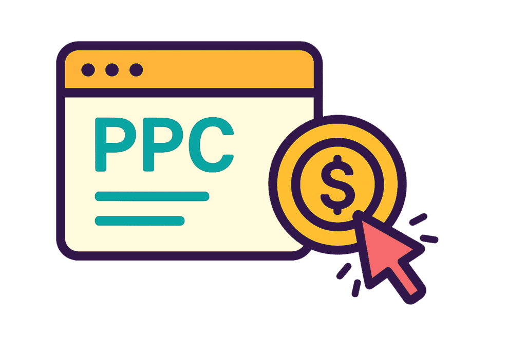 Pay Per click ppc advertising.